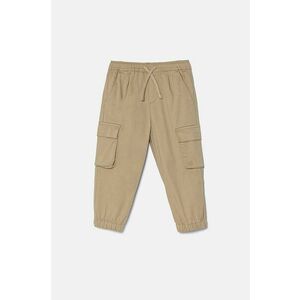 United Colors of Benetton pantaloni copii culoarea bej, neted, 4HM6GF01Z imagine