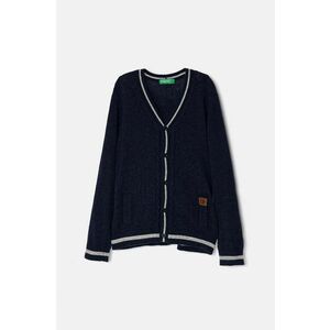 United Colors of Benetton cardigan cu amestec de lână pentru copii culoarea albastru marin, light, 1LQZH600D imagine