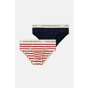 United Colors of Benetton slip copii 2-pack culoarea albastru marin, 3Q4C0S026 imagine