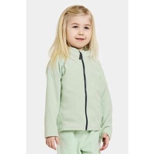 Didriksons bluza copii MONTE KIDS FULLZIP culoarea roz, neted imagine