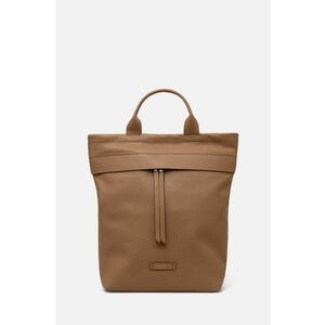 Gianni Chiarini ghiozdan de piele ANDREA femei, culoarea bej, mic, neted, ZN 10986 GRN-NA imagine