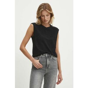 Answear Lab top femei, culoarea negru imagine