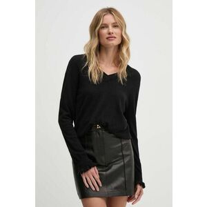 Dkny pulover din amestec de lana femei, culoarea negru, light, D2G4A151 imagine