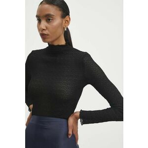 Answear Lab longsleeve culoarea negru, cu turtleneck imagine