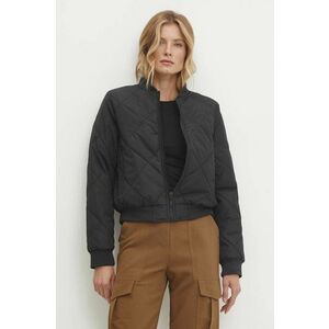 Answear Lab geaca bomber femei, culoarea negru, de tranzitie imagine