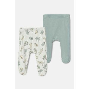 United Colors of Benetton salopete din bumbac pentru bebeluși 2-pack 3FMG0F008 imagine