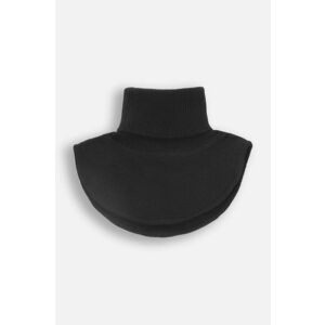 Coccodrillo fular circular copii culoarea negru, neted, BASIC ACCESSORIES imagine