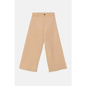 United Colors of Benetton pantaloni copii culoarea portocaliu, neted, 41HQCF03K imagine