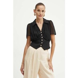 Morgan bluza OPLIA femei, culoarea negru, neted, OPLIA imagine