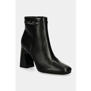 Karl Lagerfeld botine ASTRA NOVA femei, culoarea negru, cu toc drept, KL33150 imagine