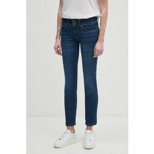 Pepe Jeans jeansi SLIM JEANS LW femei, culoarea albastru marin, PL204729DP6 imagine