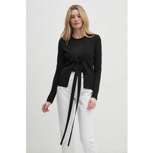 Sisley cardigan femei, culoarea negru, light, 1WTHM601X imagine