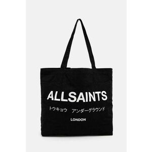 AllSaints geanta de bumbac culoarea gri, M249XB imagine