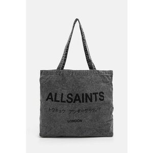 AllSaints geanta de bumbac culoarea negru, M170XB imagine