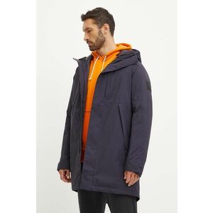 Jack Wolfskin geaca de puf Brandenburger barbati, culoarea albastru marin, de iarna, A60201 imagine