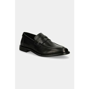 Gant mocasini de piele Lozham barbati, culoarea negru, 29671746 G00 imagine