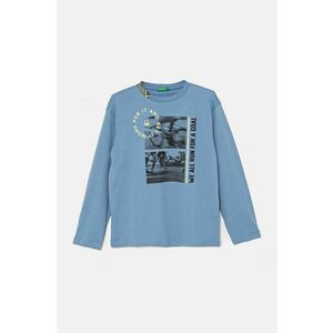 United Colors of Benetton longsleeve din bumbac pentru copii cu imprimeu, 3I1XC10K1 imagine