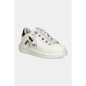 Karl Lagerfeld sneakers din piele KAPRI culoarea alb, KL62574F imagine