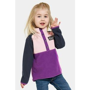 Didriksons hanorac polar pentru copii MONTE KIDS HALF BU culoarea violet, modelator, 505590 imagine