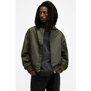 AllSaints geaca bomber UNDERGROUND barbati, culoarea verde, de tranzitie, M024OA imagine