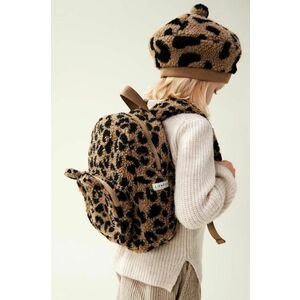 Liewood ghiozdan copii Allan Pile Backpack with ears culoarea verde, mic, neted, LW19359 imagine