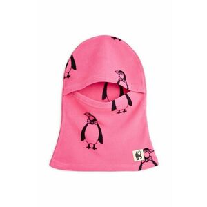 Mini Rodini fular circular copii Penguin culoarea roz, 1100009528 imagine