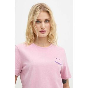 PS Paul Smith tricou din bumbac femei, culoarea roz, W2R.G799E.N21154 imagine