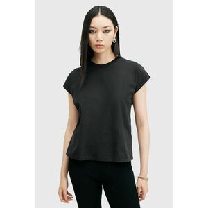 AllSaints tricou din bumbac RUE TEE femei, culoarea negru, W185JB imagine