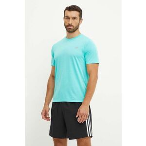 New Balance tricou de antrenament culoarea verde, melanj, MT41253CYJ imagine