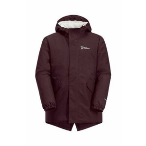 Jack Wolfskin parka pentru copii culoarea bordo, 1609092 imagine