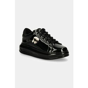 Karl Lagerfeld sneakers din piele KAPRI culoarea negru, KL62531U imagine