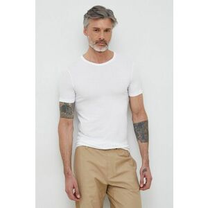 BOSS tricou 2-pack bărbați, culoarea alb, uni 50475276 imagine