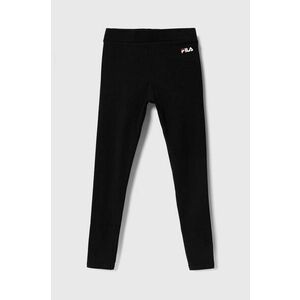 Fila leggins copii culoarea negru, neted imagine