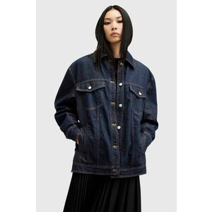 AllSaints geaca bomber DILLAN BOMBER femei, culoarea albastru marin, de tranzitie, W007OA imagine