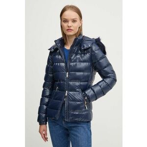 Tommy Jeans geaca de puf femei, culoarea albastru marin, de iarna, DW0DW19926 imagine