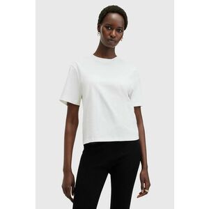 AllSaints tricou din bumbac HOLLI femei, culoarea alb, W187JB imagine