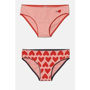 United Colors of Benetton chiloti copii 2-pack culoarea roz, 3MC10S024 imagine