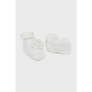 Mayoral Newborn sosete bebe culoarea bej, 9763 imagine