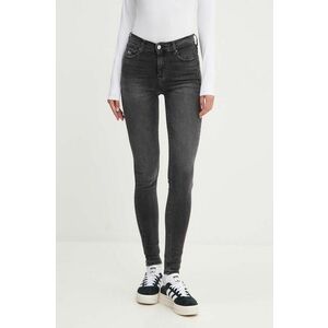 Tommy Jeans jeansi femei, culoarea gri, DW0DW19595 imagine