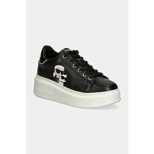 Karl Lagerfeld sneakers din piele ANAKAPRI culoarea negru, KL63524T imagine