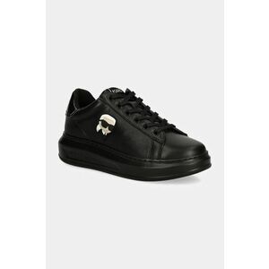 Karl Lagerfeld sneakers din piele KAPRI culoarea negru, KL62530N imagine