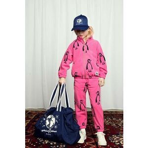 Mini Rodini pantaloni de trening pentru copii Penguin culoarea roz, modelator, 1100009228 imagine