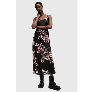 AllSaints rochie BRYONY culoarea negru, maxi, drept, W226DB imagine