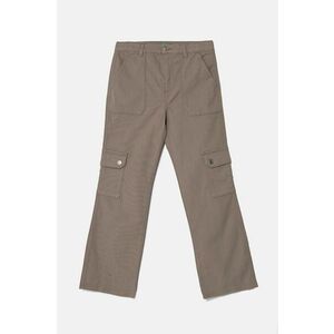 United Colors of Benetton pantaloni copii culoarea bej, neted, 46C0CE03D imagine