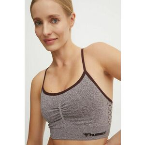 Hummel sutien yoga culoarea maro, 219063 imagine