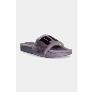 Puma papuci Leadcat 2.0 Fuzz femei, culoarea violet imagine