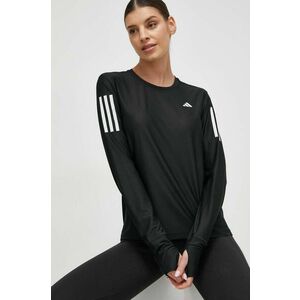 adidas Performance longsleeve pentru alergare Own the Run culoarea negru IN1568 imagine