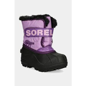 Sorel cizme de iarna copii TODDLER SNOW COMMAND culoarea violet, 2114101 imagine