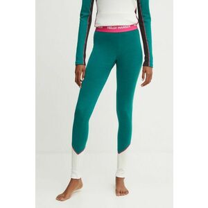 Helly Hansen jambiere funcționale Lifa Merino Midweight culoarea verde imagine