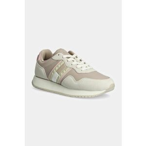 Tommy Jeans sneakers TJW EVA RUNNER MAT MIX ESS culoarea bej, EN0EN02510 imagine